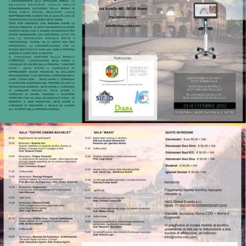 2° congresso di odontoiatria digitale Roma 24 Settembre 2022